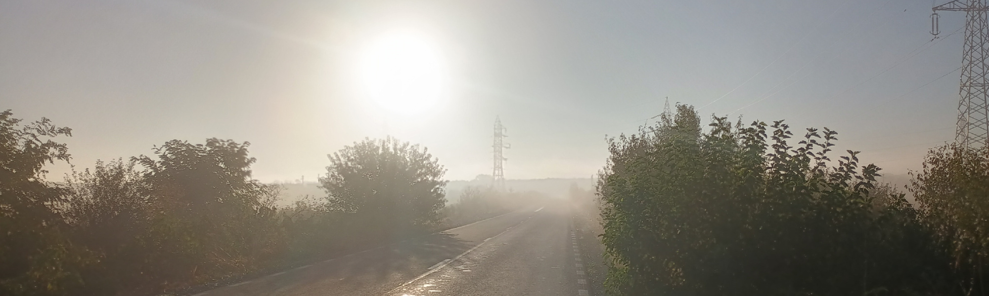 Morning Mist near Valea Rosie, Romania        
